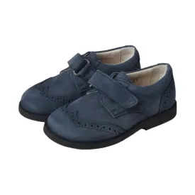 16242 - Navy Suede Velcro for Boy by Beberlis