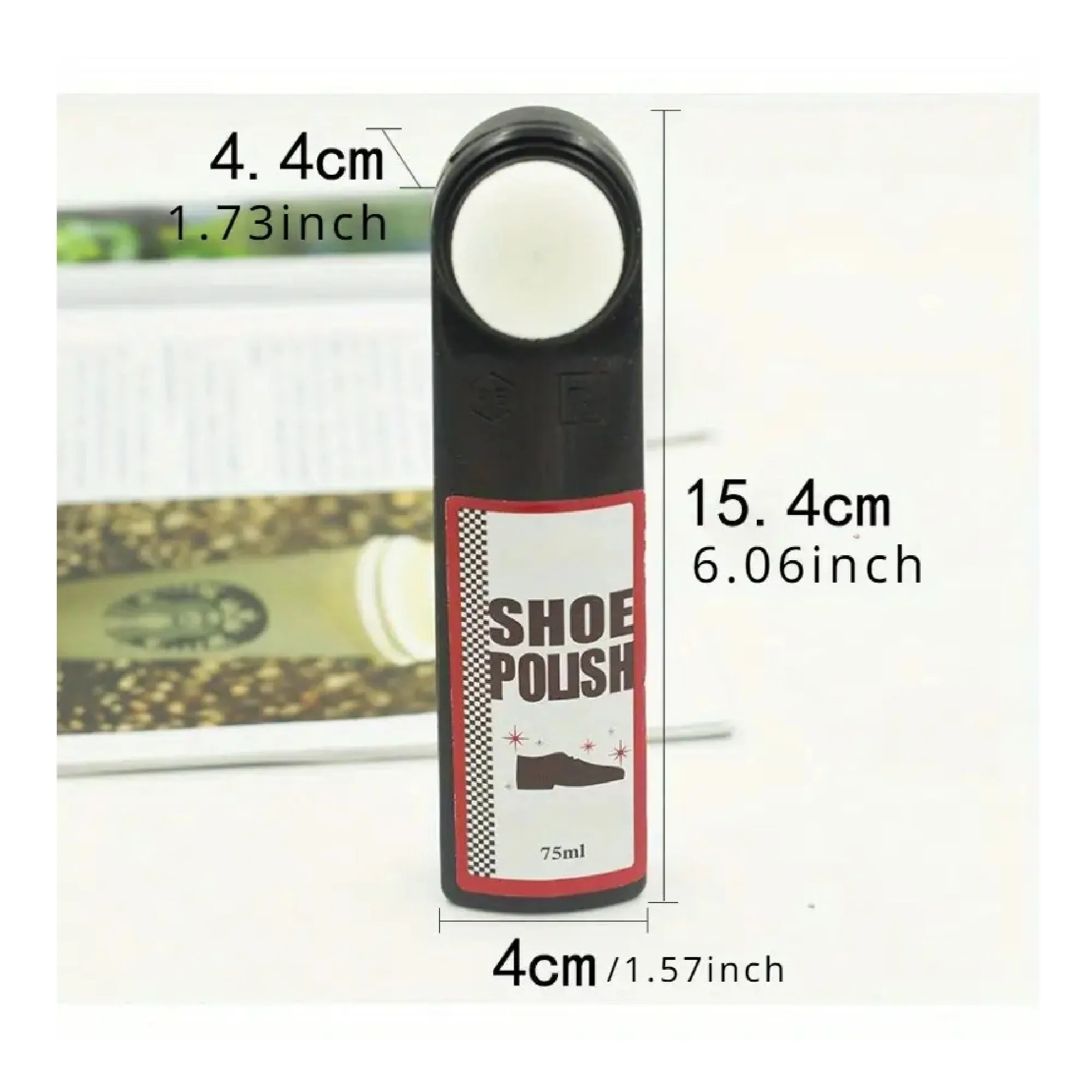 1pc Liquid Shoe Polish Shoe Polish Lanolin Sponge Shoe Wax Artificial Leather Maintenance Portable Liquid Shoe Polish Remover Shoe Polish