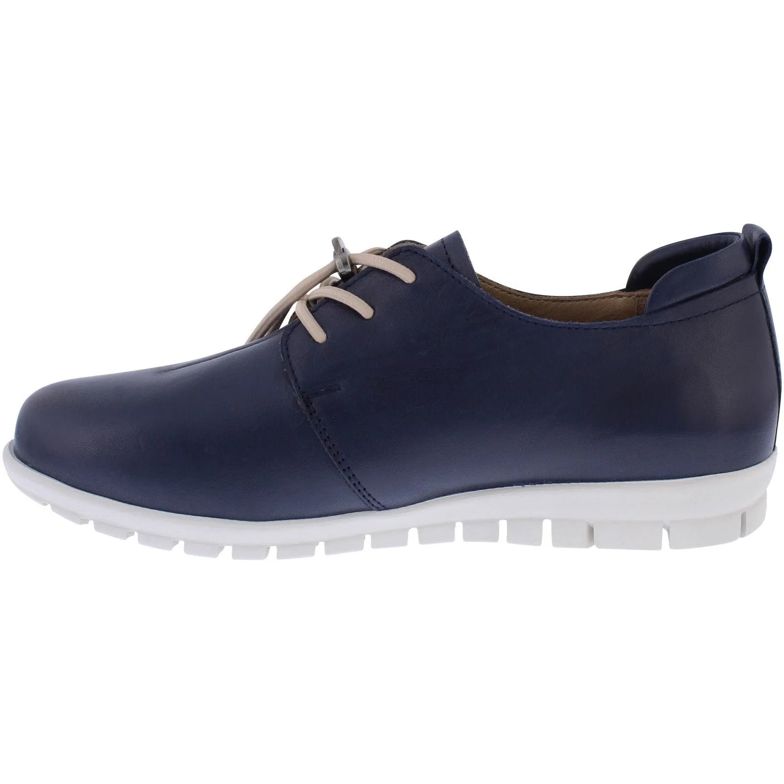 Adesso Sarah Ladies Navy Leather Shoes