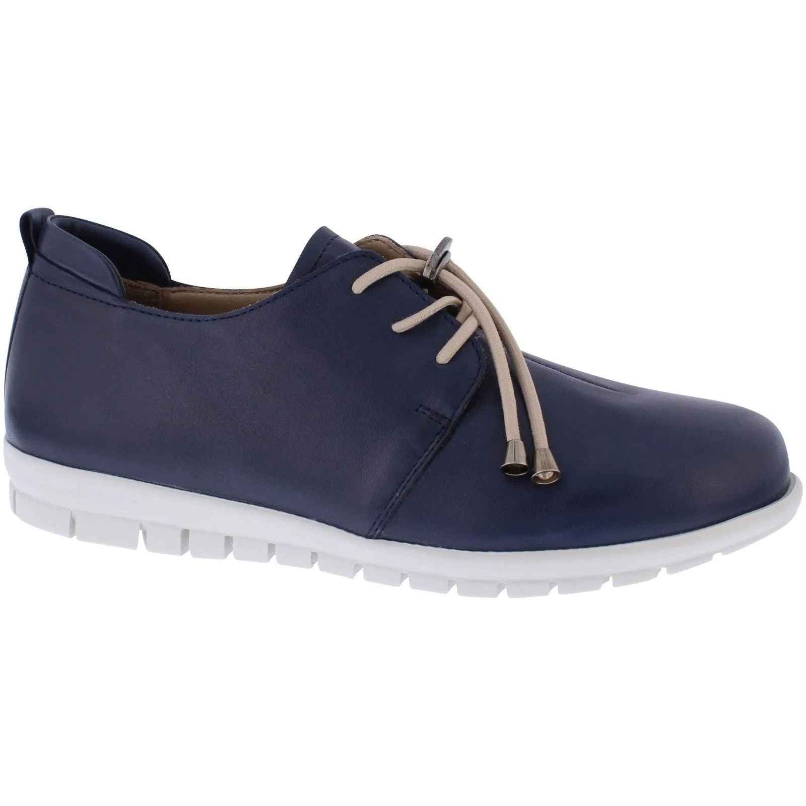 Adesso Sarah Ladies Navy Leather Shoes