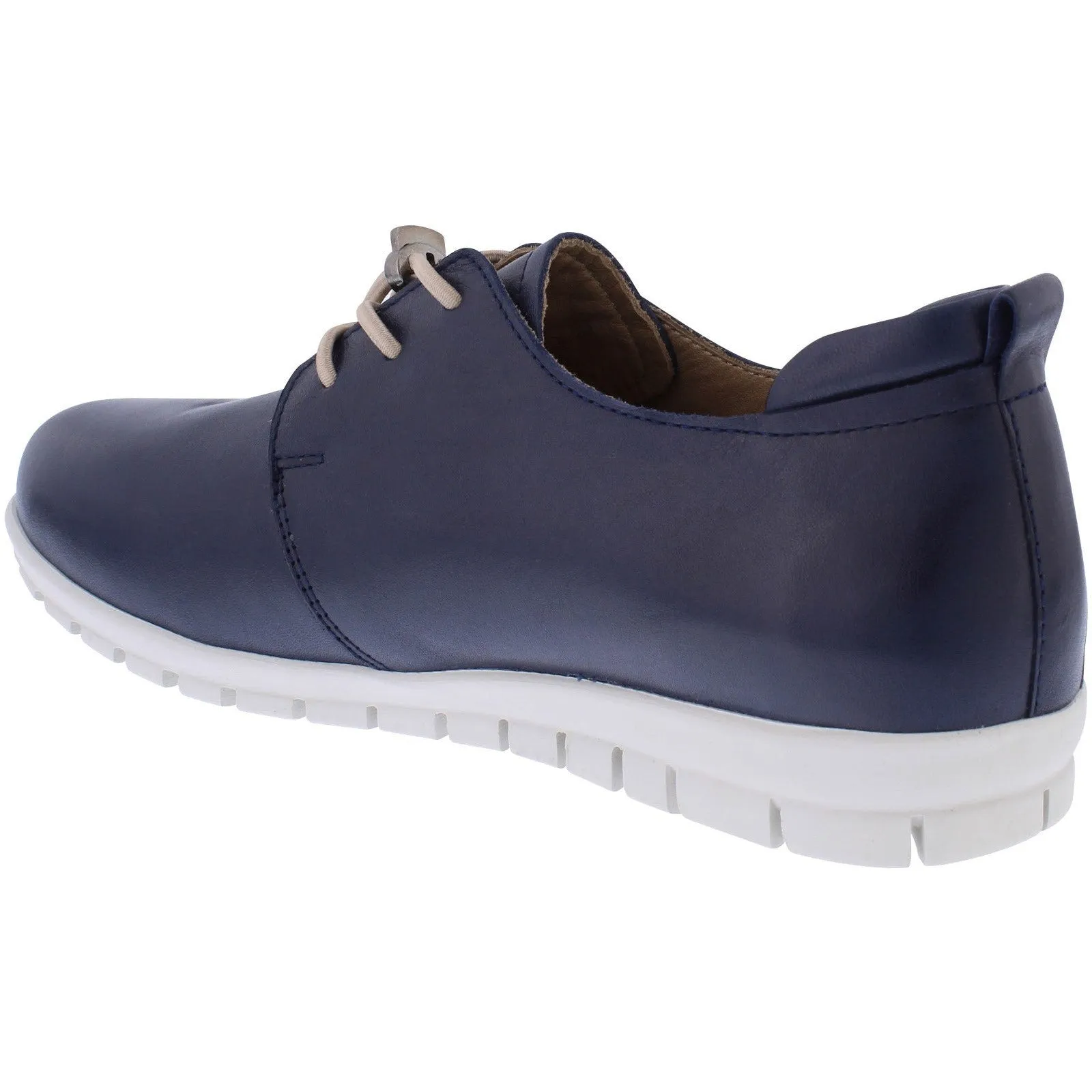 Adesso Sarah Ladies Navy Leather Shoes