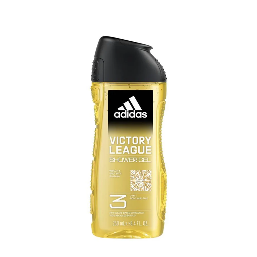 adidas - (250ml) 3in1 Shower Gel Victory League Body / Face / Hair Wash