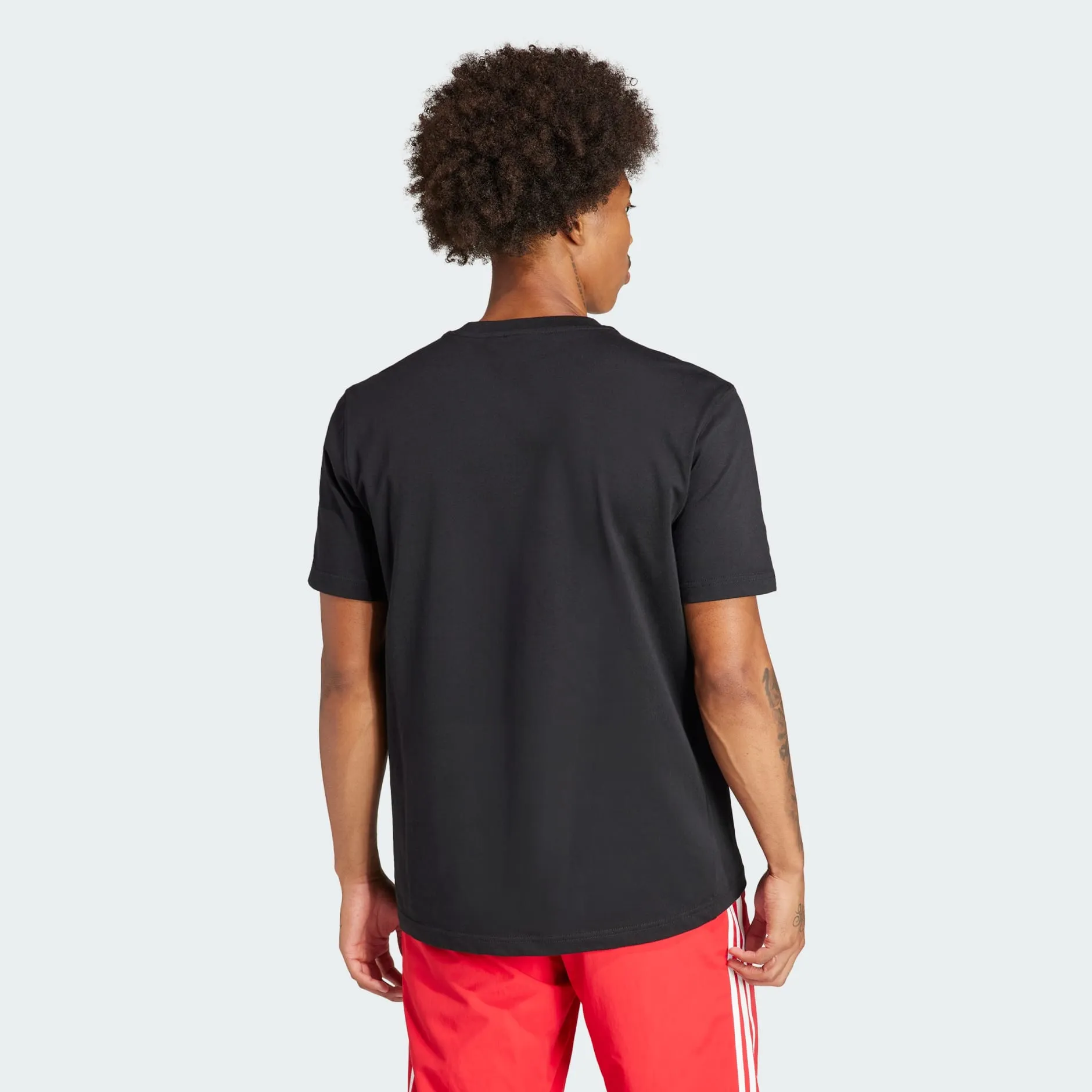ADIDAS ADICOLOR TREFOIL T-SHIRT - BLACK