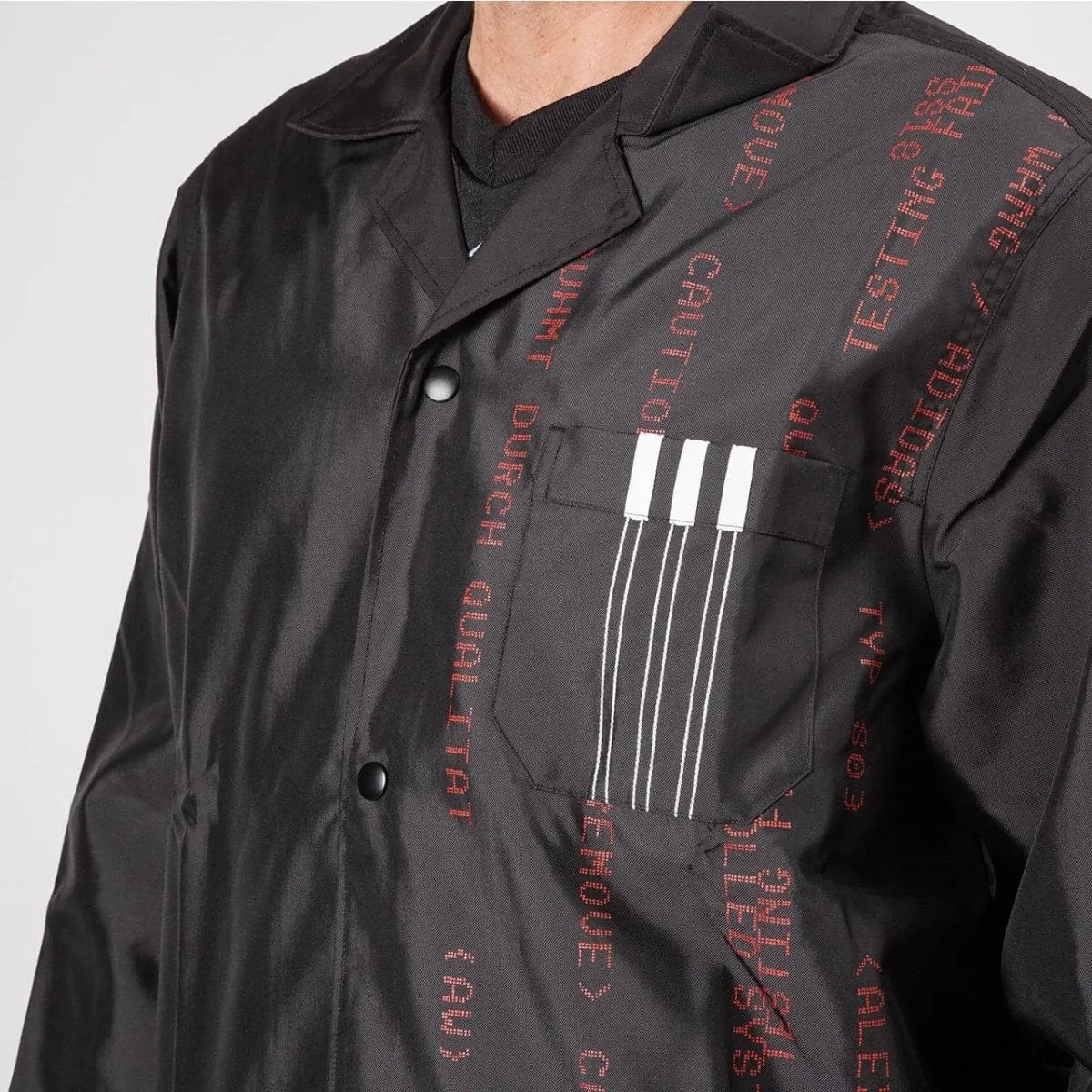 adidas by Alexander Wang AW Coach Jacket (Schwarz / Rot)