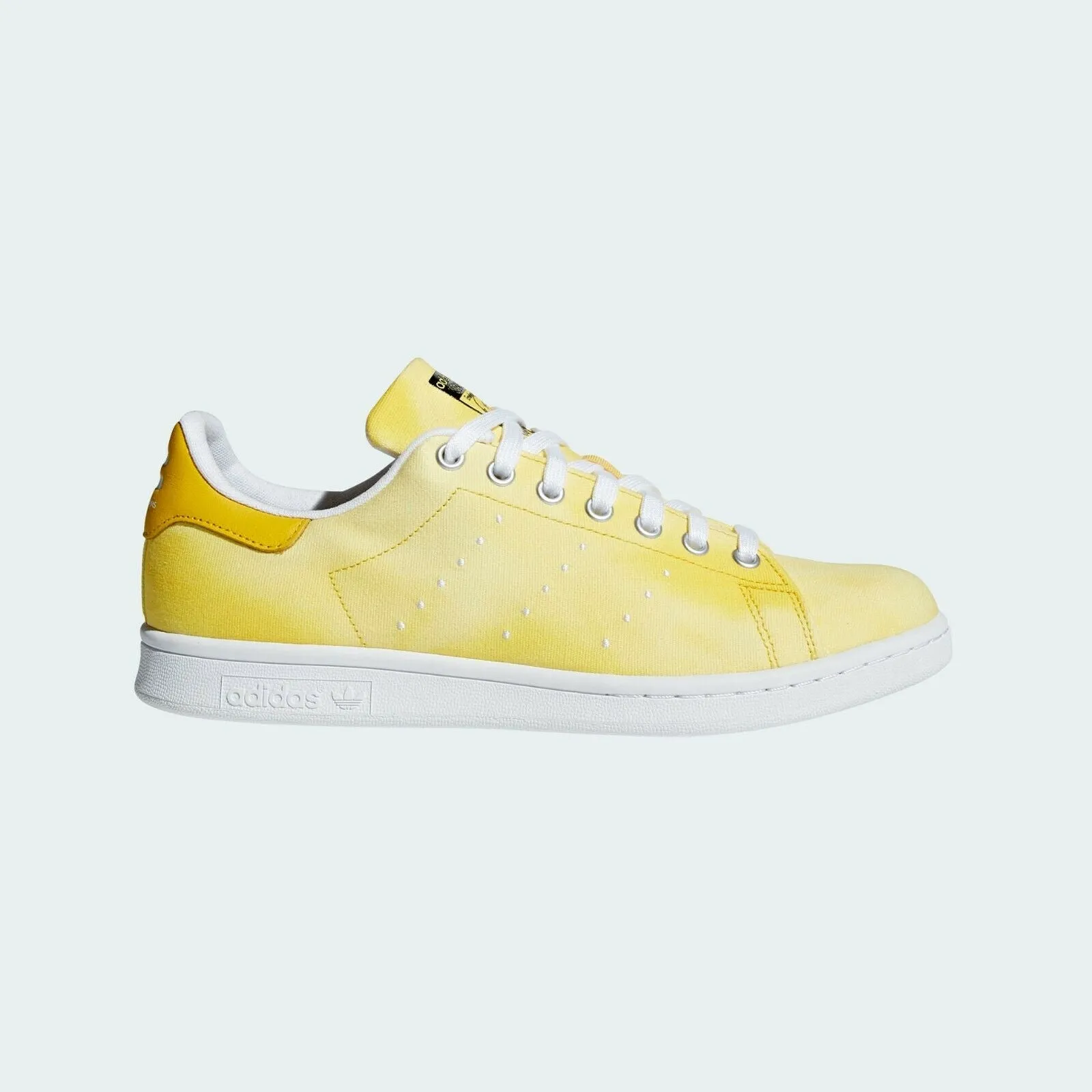 Adidas Pharrell Williams HU Stan Smith AC7042 Men's Yellow/White Shoes BS162
