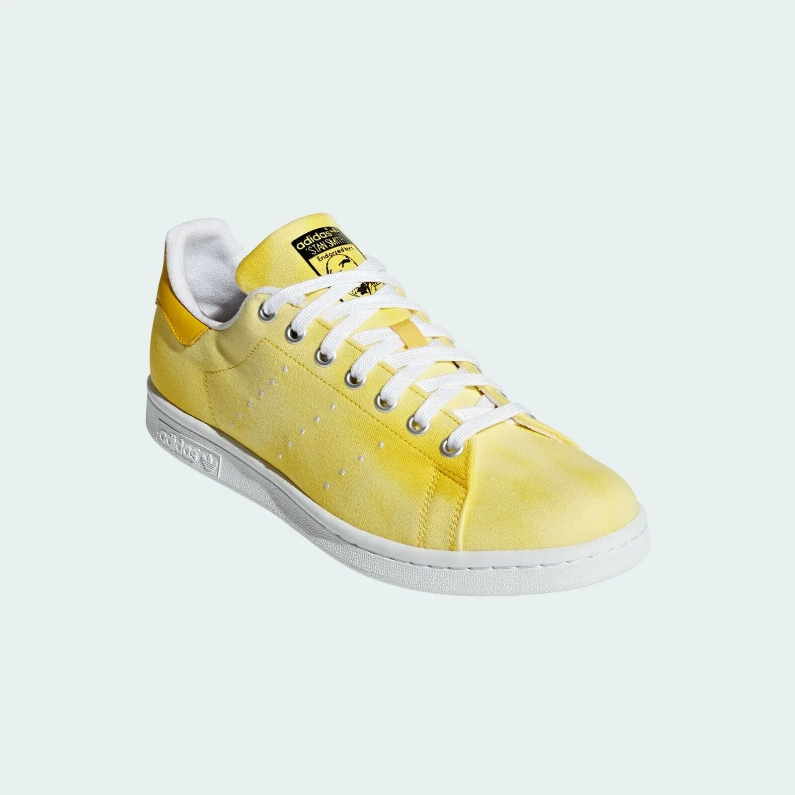 Adidas Pharrell Williams HU Stan Smith AC7042 Men's Yellow/White Shoes BS162