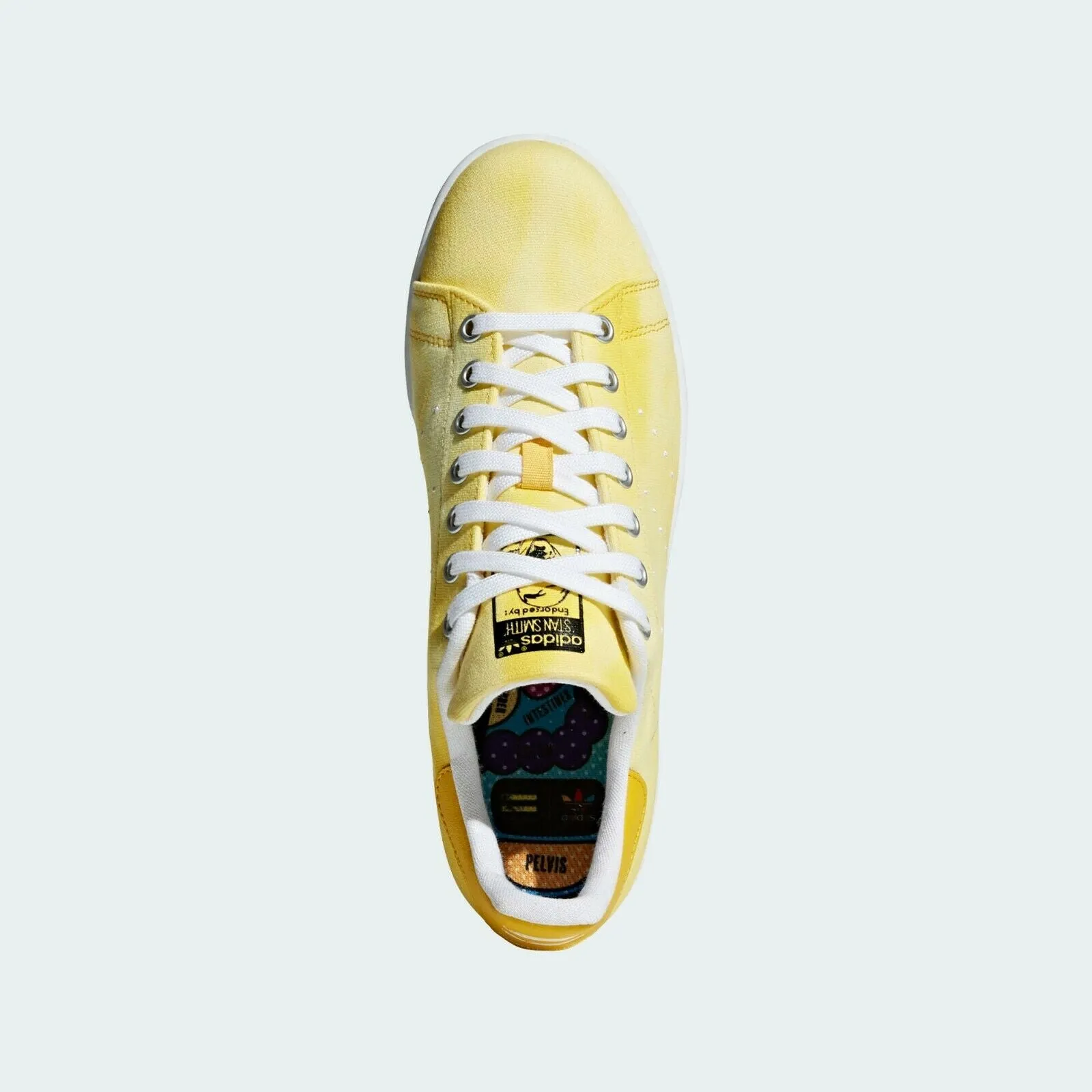 Adidas Pharrell Williams HU Stan Smith AC7042 Men's Yellow/White Shoes BS162
