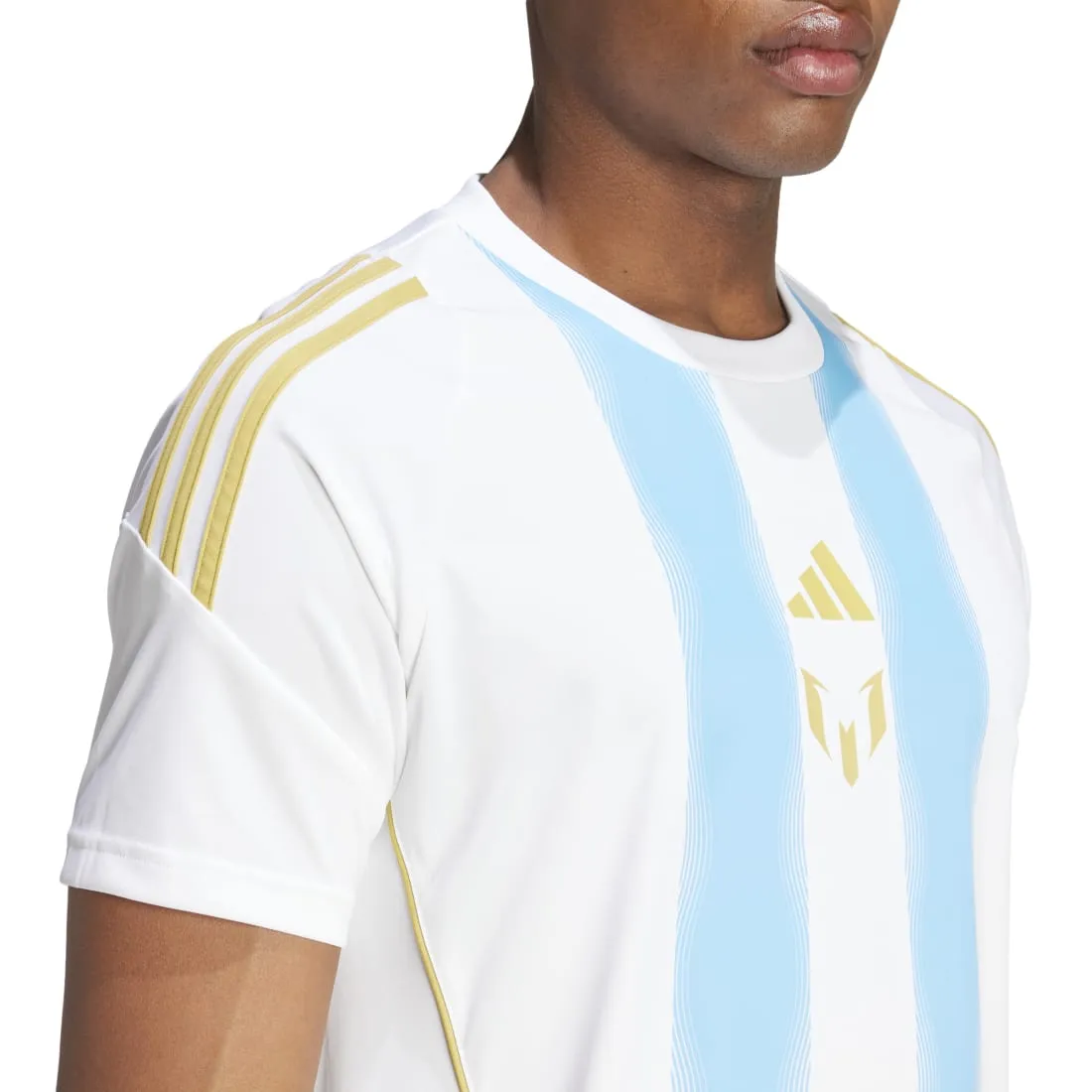 Adidas Pitch 2 Street Messi Men's Training Jersey White