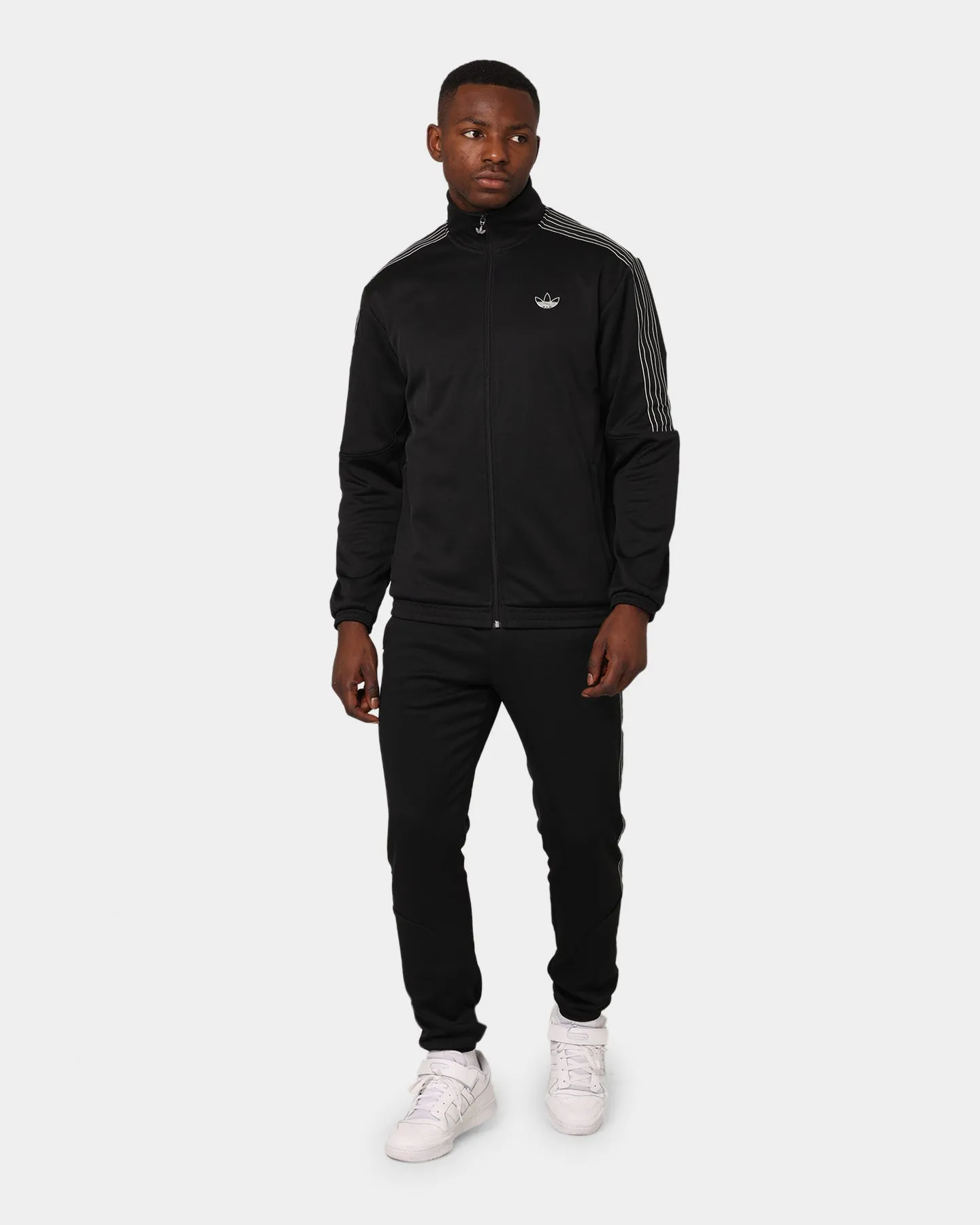 Adidas Sport Poly Track Suit Jacket Black