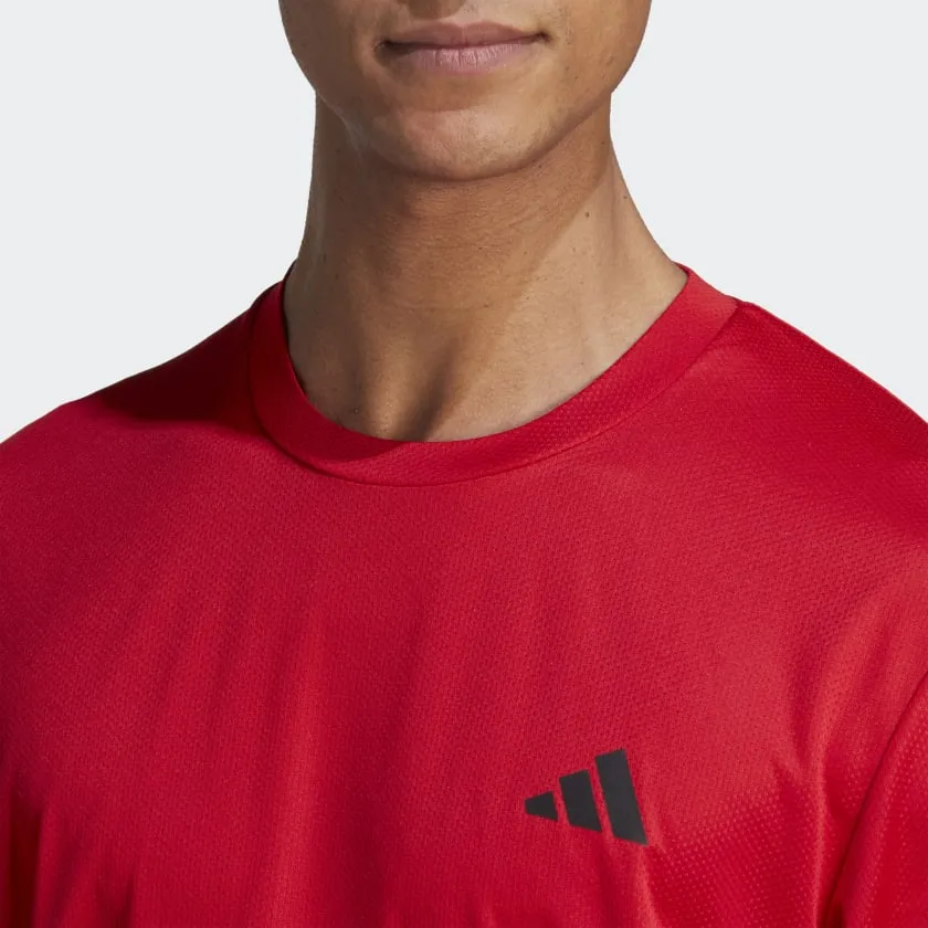 ADIDAS TRAIN ESSENTIALS TRAINING T-SHIRT - RED