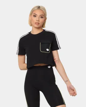 Adidas Women's Cropped Pocket T-Shirt Black