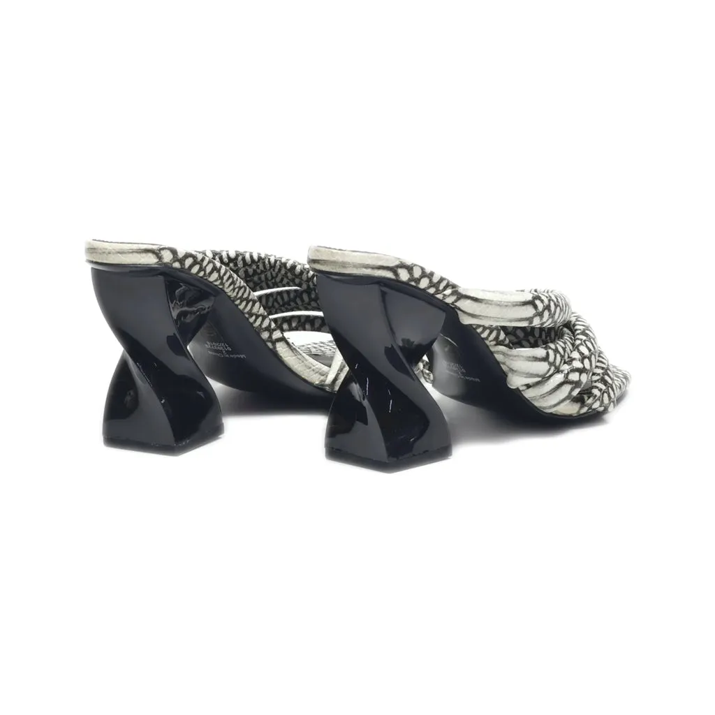 Asos Mid-Heel Shoes Leather White Colour For Women