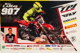 Ben LaMay Supercross Autographed 11x17 Photograph