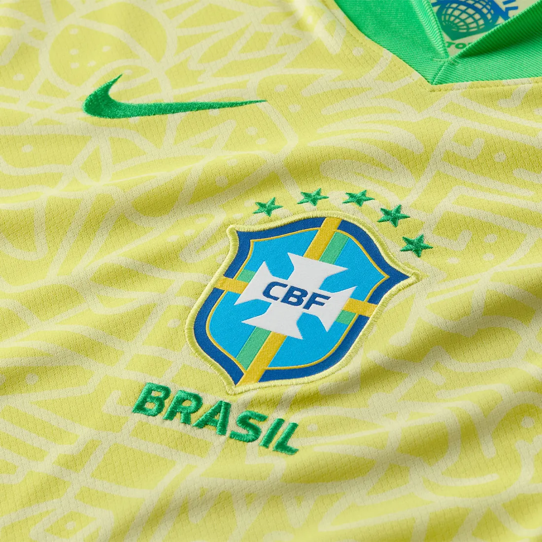 Brazil 2024 Stadium Home Men's Nike Dri-FIT Football Replica Jersey Yellow