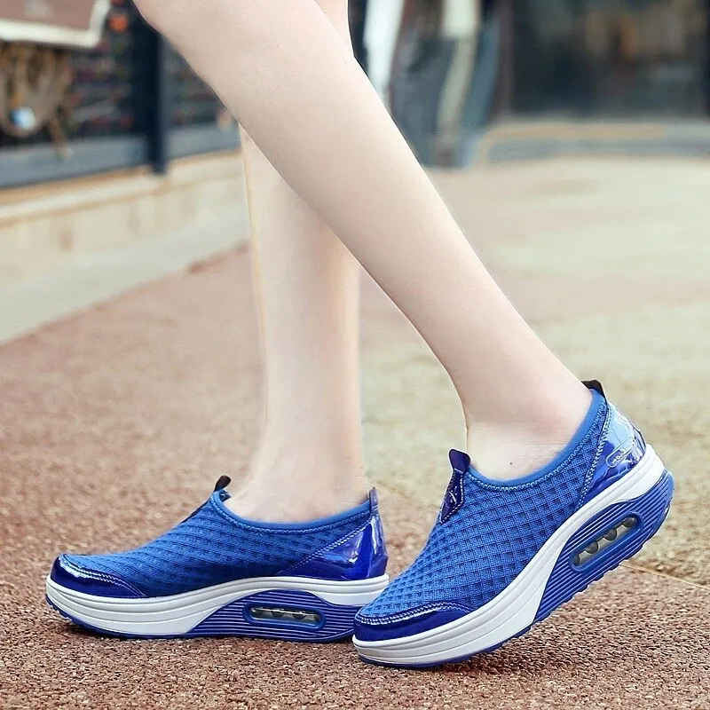Breathable Mesh Toning Wedges
