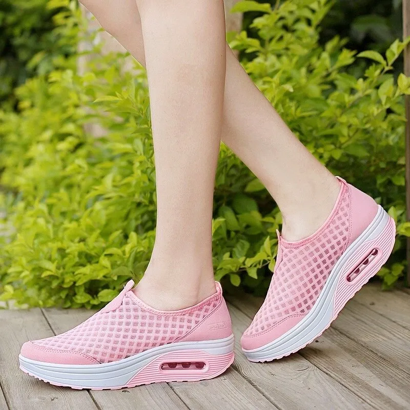Breathable Mesh Toning Wedges