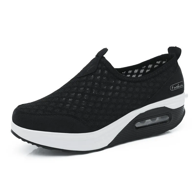Breathable Mesh Toning Wedges