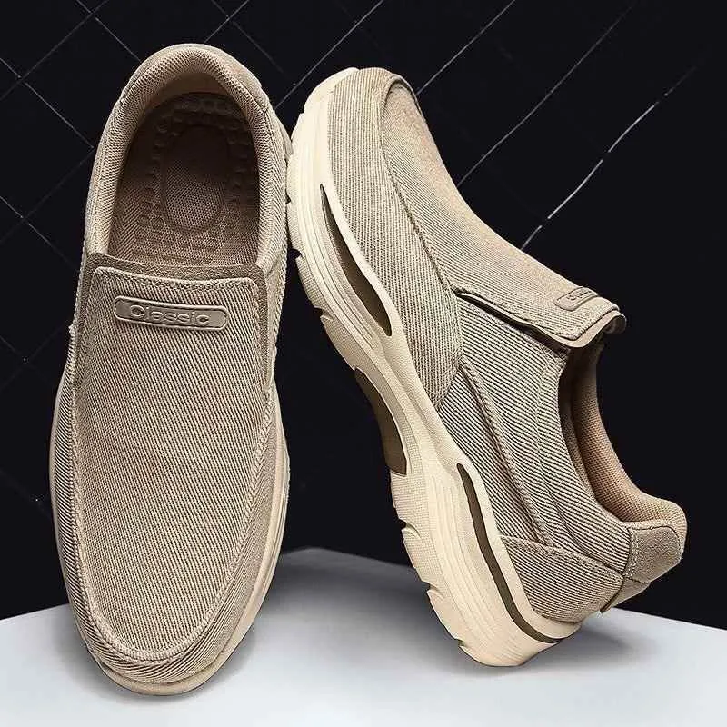 Canvas Clunky Sneaker Men's Casual Shoes TBFS0304 Breathable Loafers