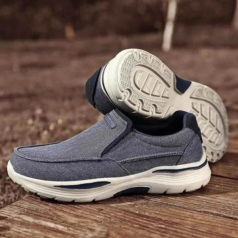 Canvas Clunky Sneaker Men's Casual Shoes TBFS0304 Breathable Loafers