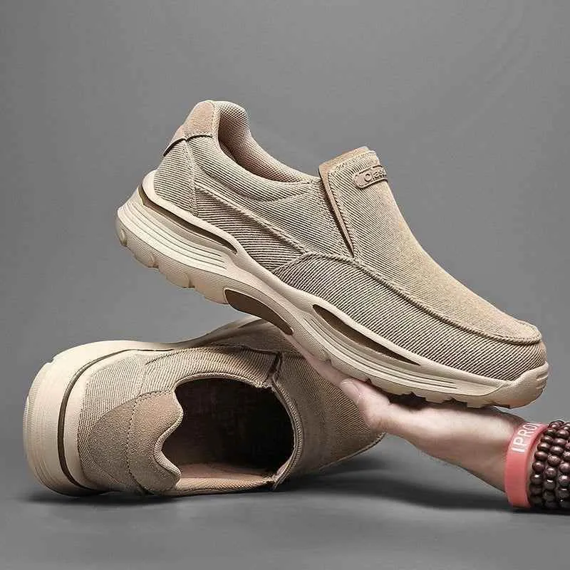 Canvas Clunky Sneaker Men's Casual Shoes TBFS0304 Breathable Loafers