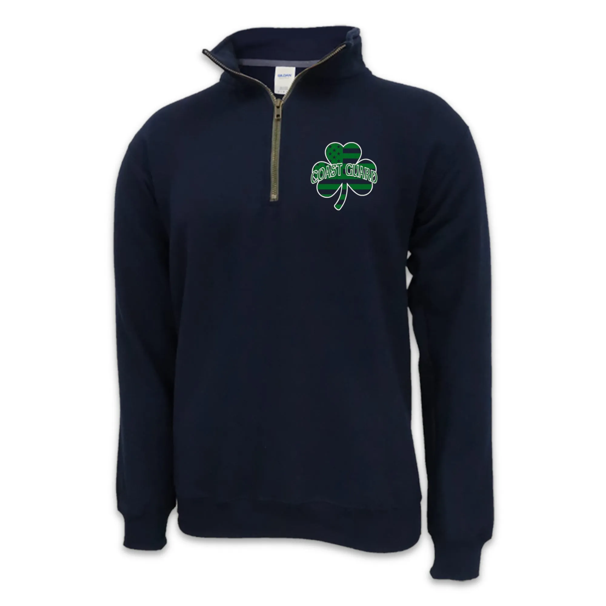 Coast Guard Shamrock Quarter Zip