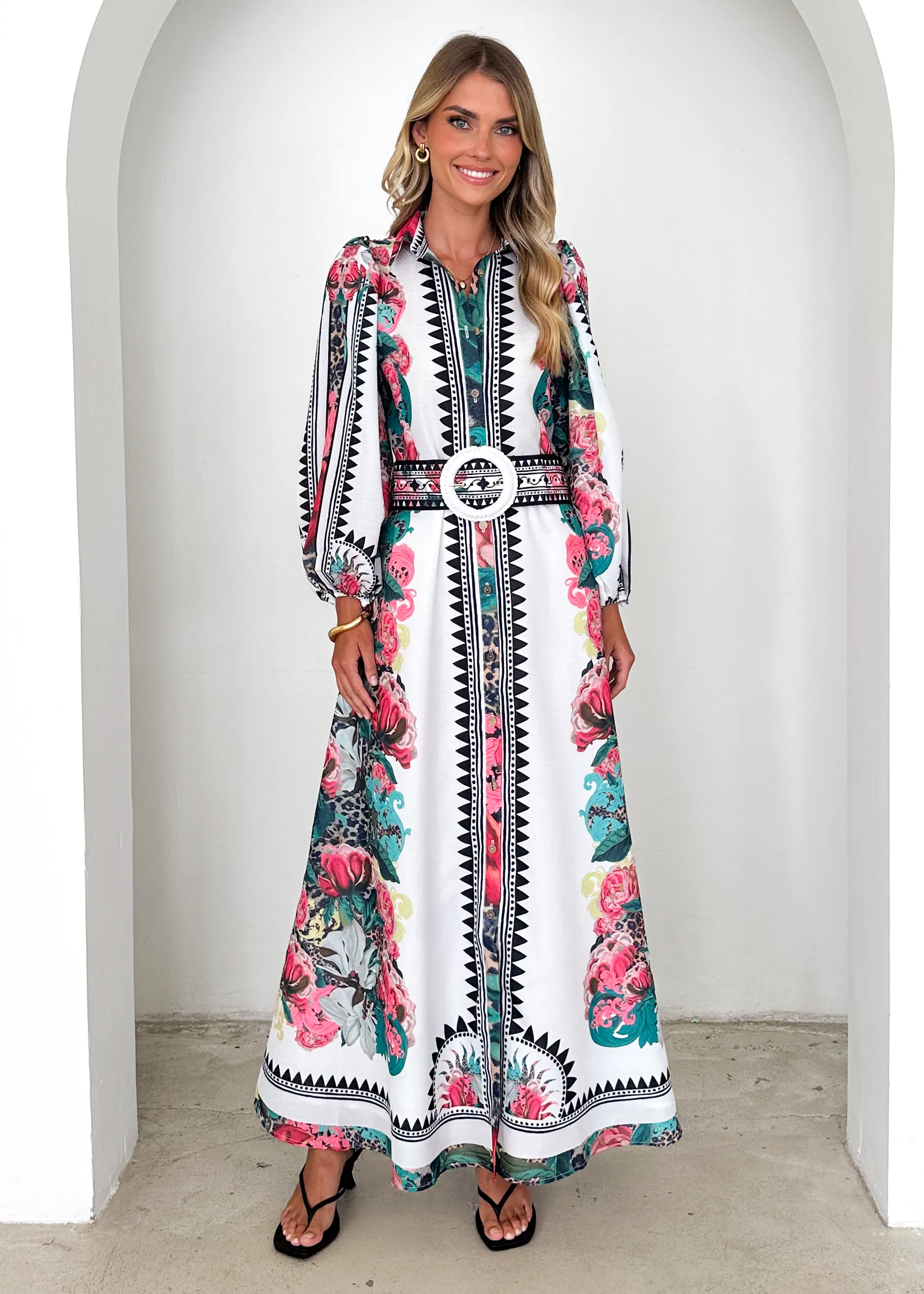 Colada Maxi Dress - Eden Floral