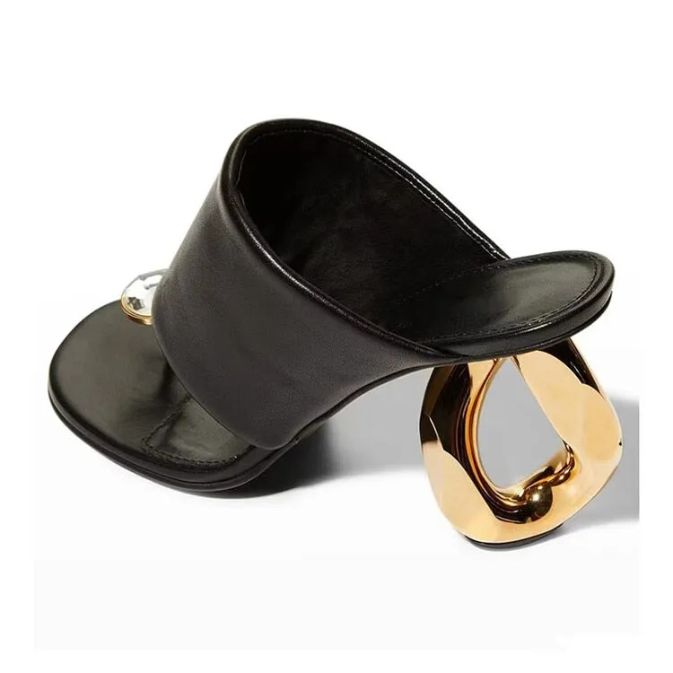Eowyn Rhinestone Toe Post Sandals - 6 Colors