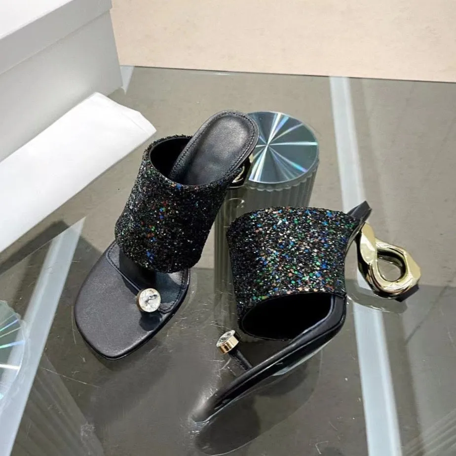 Eowyn Rhinestone Toe Post Sandals - 6 Colors