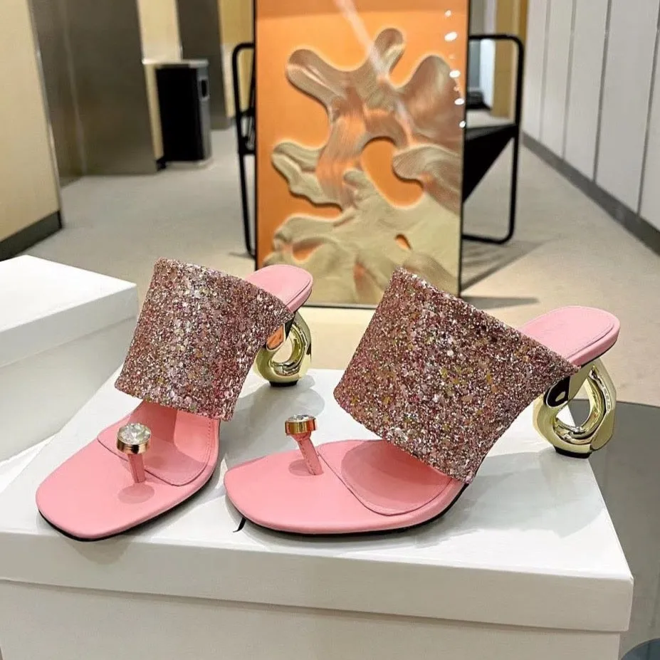 Eowyn Rhinestone Toe Post Sandals - 6 Colors