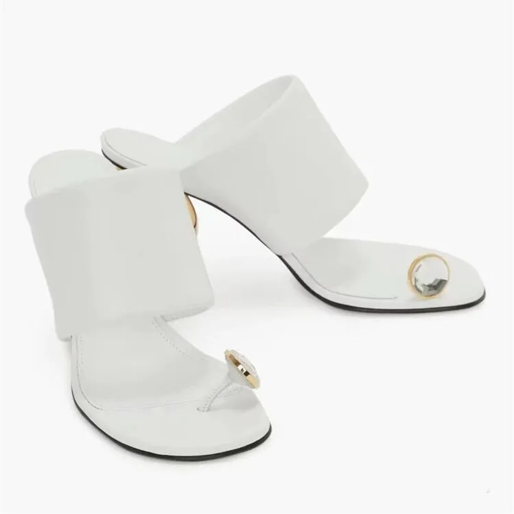 Eowyn Rhinestone Toe Post Sandals - 6 Colors