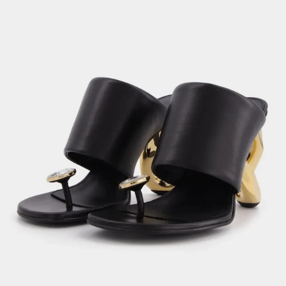Eowyn Rhinestone Toe Post Sandals - 6 Colors