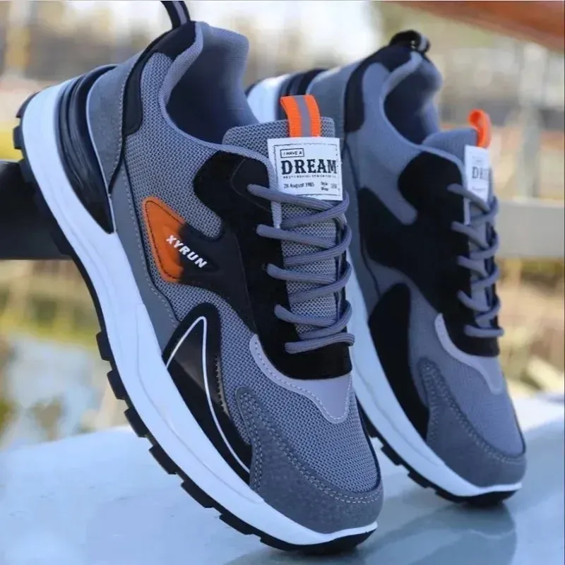 Fashion Men's Shoes Mesh Breathable Casual Sneakers
