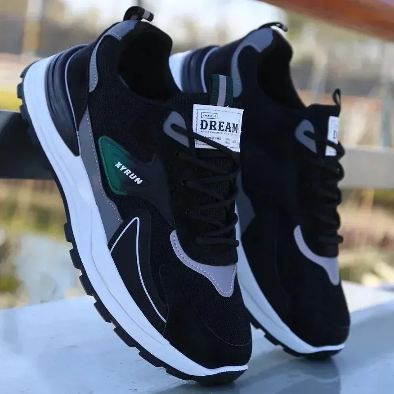 Fashion Men's Shoes Mesh Breathable Casual Sneakers