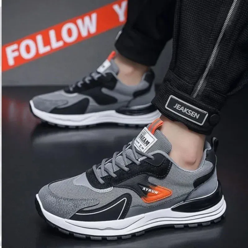 Fashion Men's Shoes Mesh Breathable Casual Sneakers