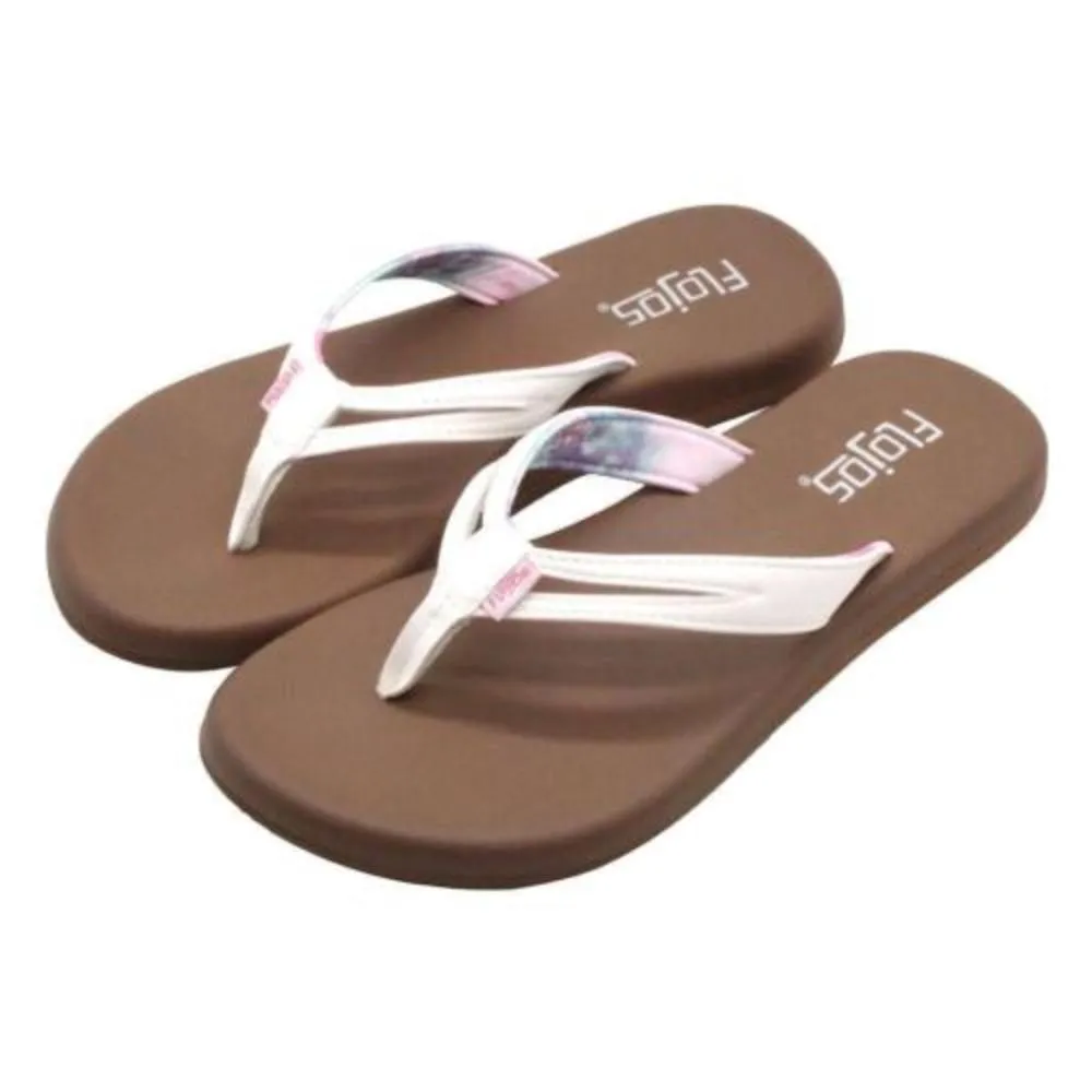 Flojos Women's White Tie Dye
