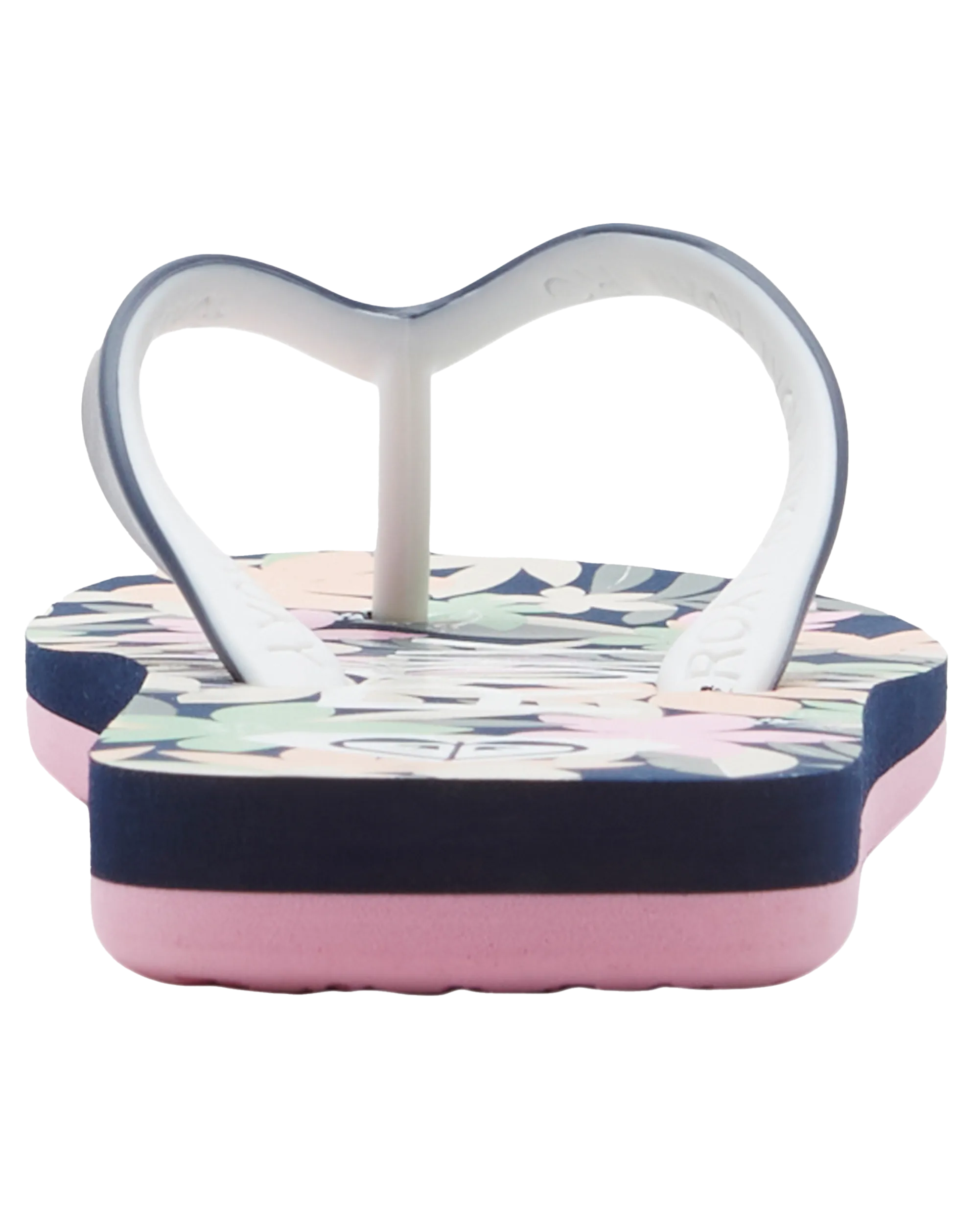 Girls Tahiti VII Flip Flops in Navy & Pink