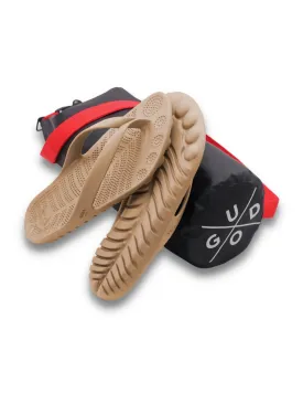 GUDO Eco-Friendly Adventure Flip-Flops with Multi-Purpose Waterproof Drybag