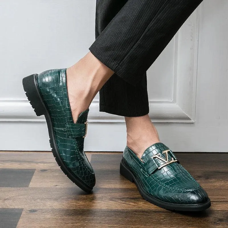 High-end Formal Leather Loafer Shoes Men