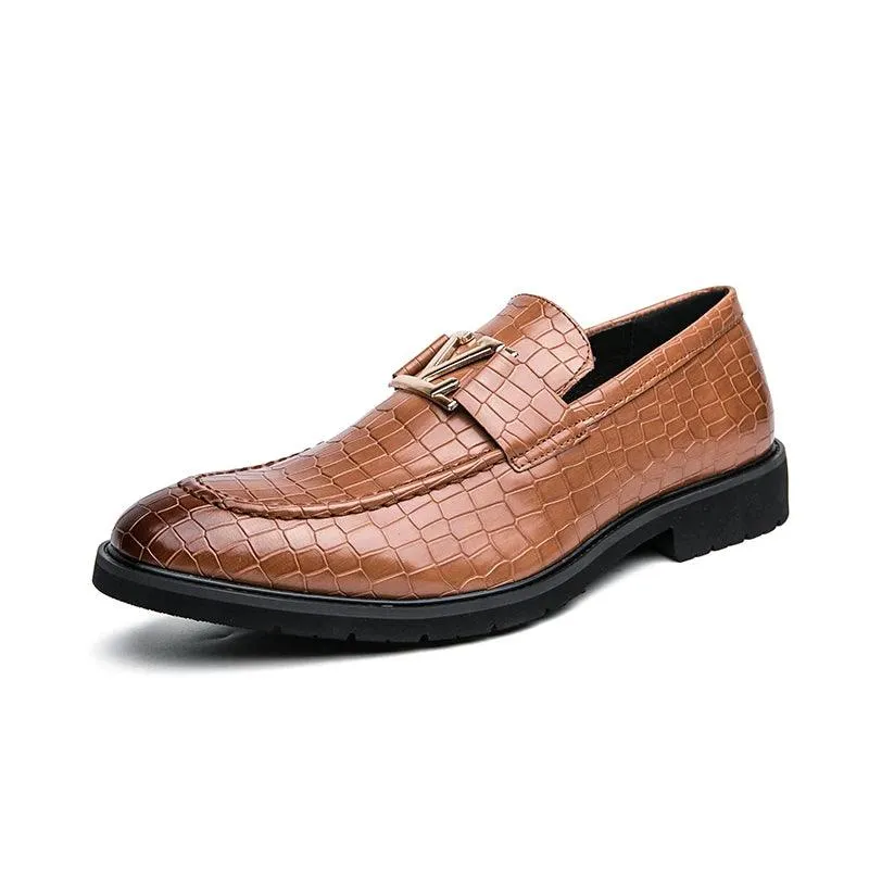 High-end Formal Leather Loafer Shoes Men
