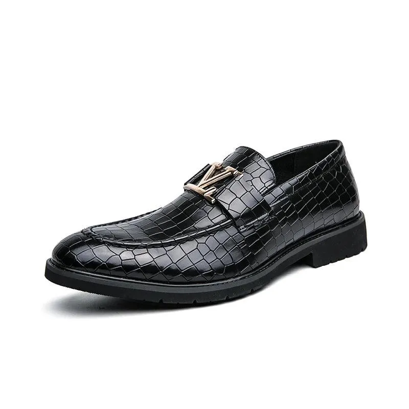 High-end Formal Leather Loafer Shoes Men