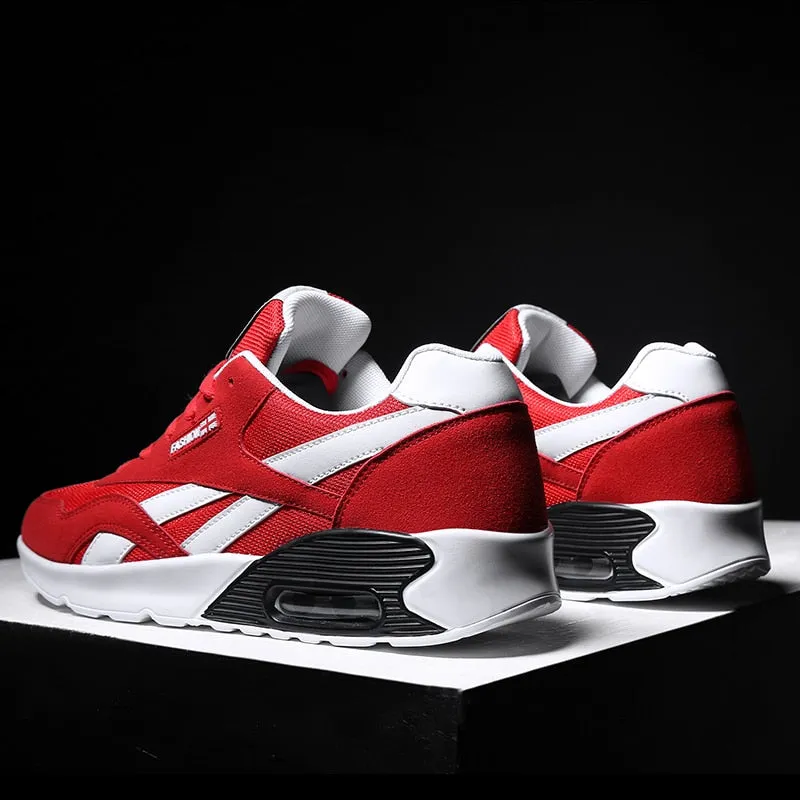 Hnzxzm Unisex Air Cushion Sneakers 36-47 Men's Casual Shoes Women Jogging Sneakers Men Shoes Zapatos Casuales De Las Mujeres