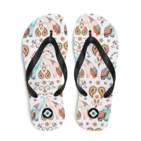 Indian Elephants Flip Flops