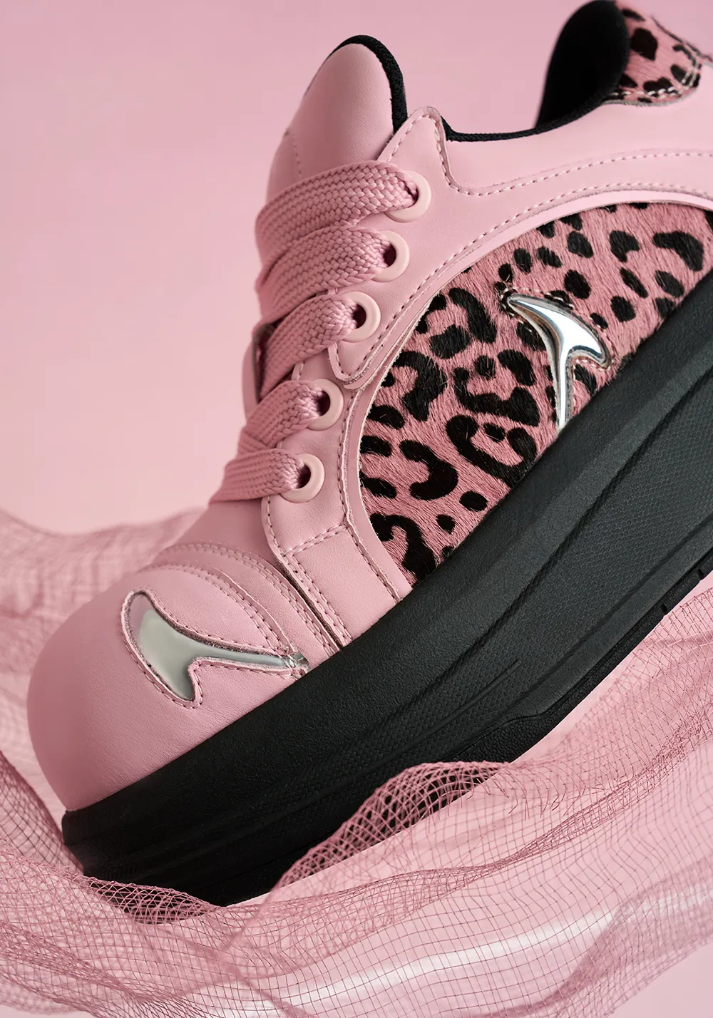 Leopard Print Patchwork Series-Pink