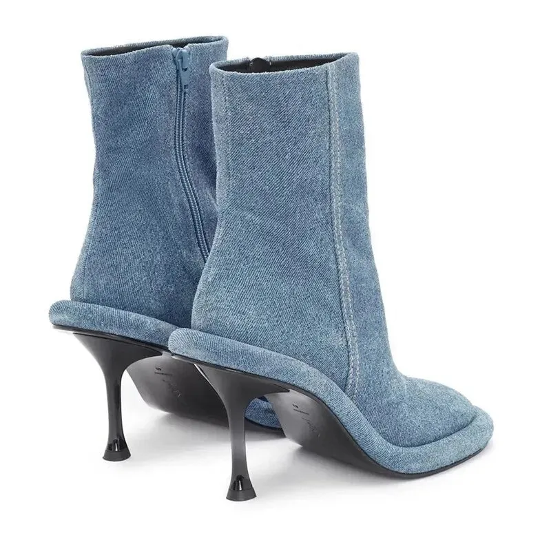 Lexa Round Zipper Heels
