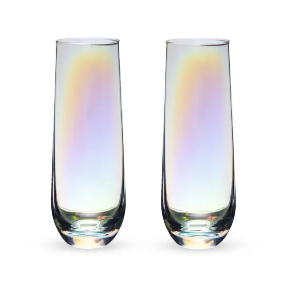 Luster Stemless Champagne Flute by Twine