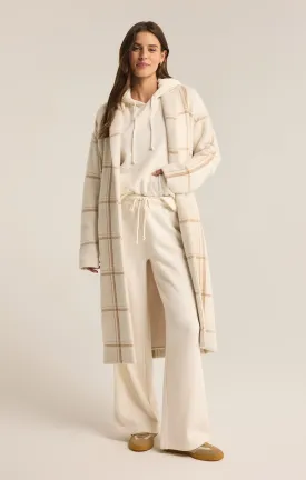 Mason Windowpane Knit Coat