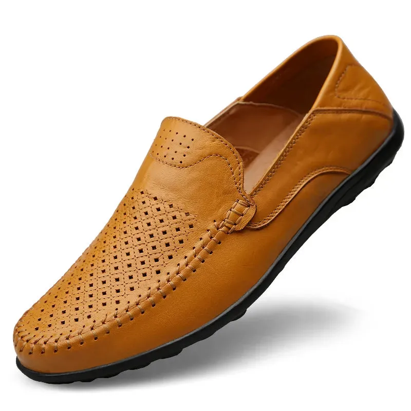 Men Genuine Leather Casual Loafers