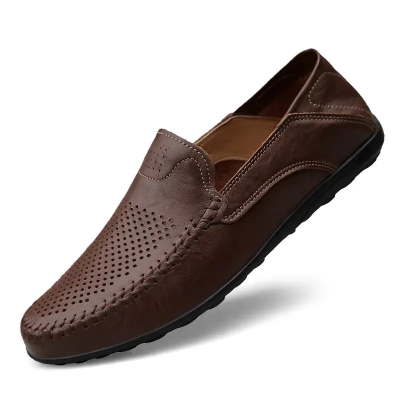 Men Genuine Leather Casual Loafers