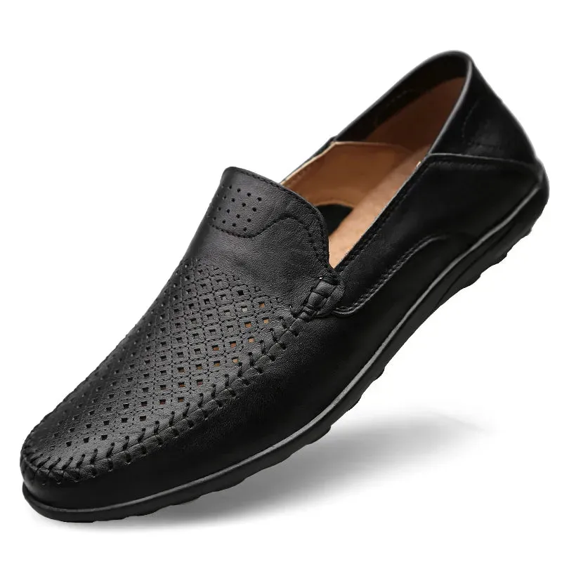 Men Genuine Leather Casual Loafers