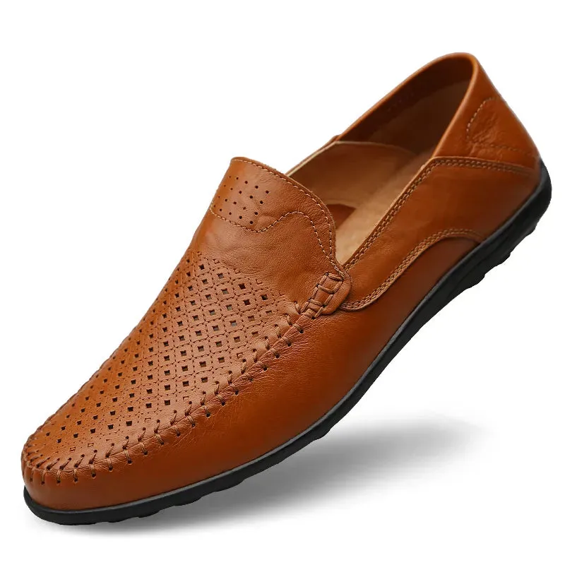 Men Genuine Leather Casual Loafers